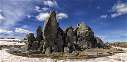 Granite Outcrop - Kosciuszko NP - NSW T (PBH4 00 10858)